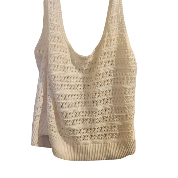 Old Navy Cream Knit Sleeveless Top Size 4X NWT - Picture 2 of 4